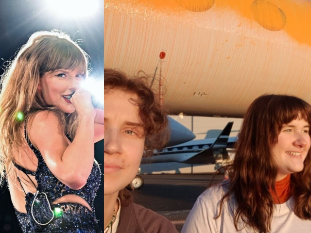 taylor swift s private jet escapes vandalism attempt by climate activists in london taylor swift s private jet escapes vandalism attempt by climate activists in london