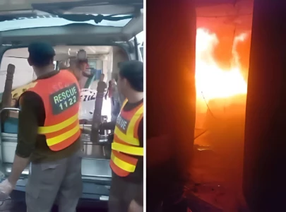 atleast five dead after fire at shrine residence in k p