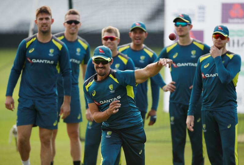 cricket   australia nets   kia oval london britain   september 10 2019 australia s mitchell starc during nets photo reuters paul childs