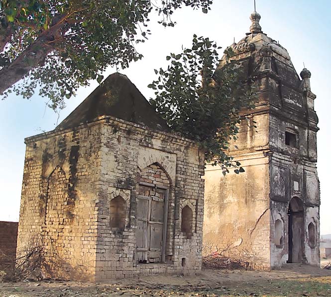 sikh era remains of a fateh jang village