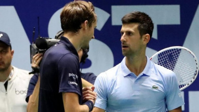 djokovic into astana final after medvedev retirement djokovic into astana final after medvedev retirement