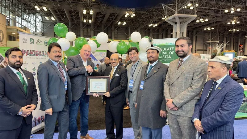 pakistan wins international tourism award in new york photo express