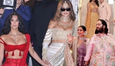 ambani wedding looks kim kardashian priyanka chopra jonas john cena more