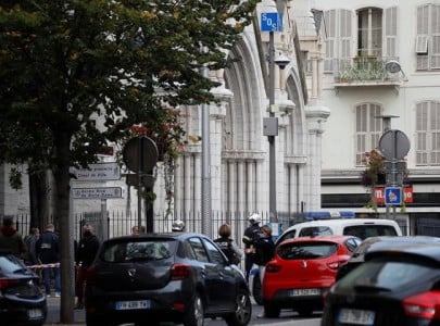 three dead as woman beheaded in knife attack at french church