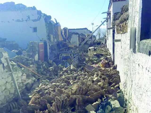 tibet earthquake toll tops 126 tibet earthquake toll tops 126
