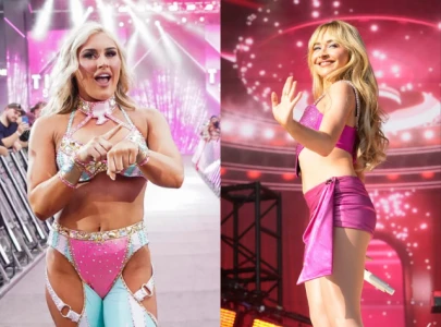 wwe star tiffany stratton s lookalike stuns fans mistaken for sabrina carpenter in viral clip