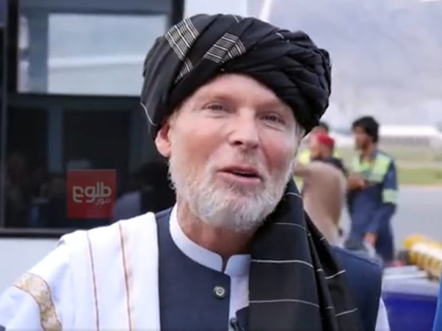 i am also coming to celebrate one year anniversary of the government of islamic emirate afghanistan says timothy weeks screengrab i am also coming to celebrate one year anniversary of the government of islamic emirate afghanistan says timothy weeks screengrab