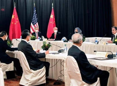top american chinese diplomats clash publicly at start of first talks of biden presidency