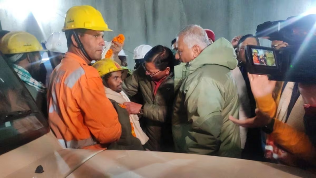all trapped indian workers rescued from himalayan tunnel say officials all trapped indian workers rescued from himalayan tunnel say officials