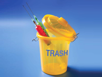 untreated unsorted 90 of hospital waste dumped irresponsibly