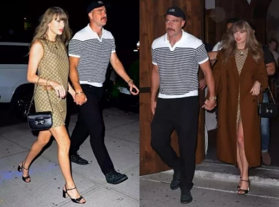 taylor swift and travis kelce step out for date night in new york wearing chic outfits taylor swift and travis kelce step out for date night in new york wearing chic outfits