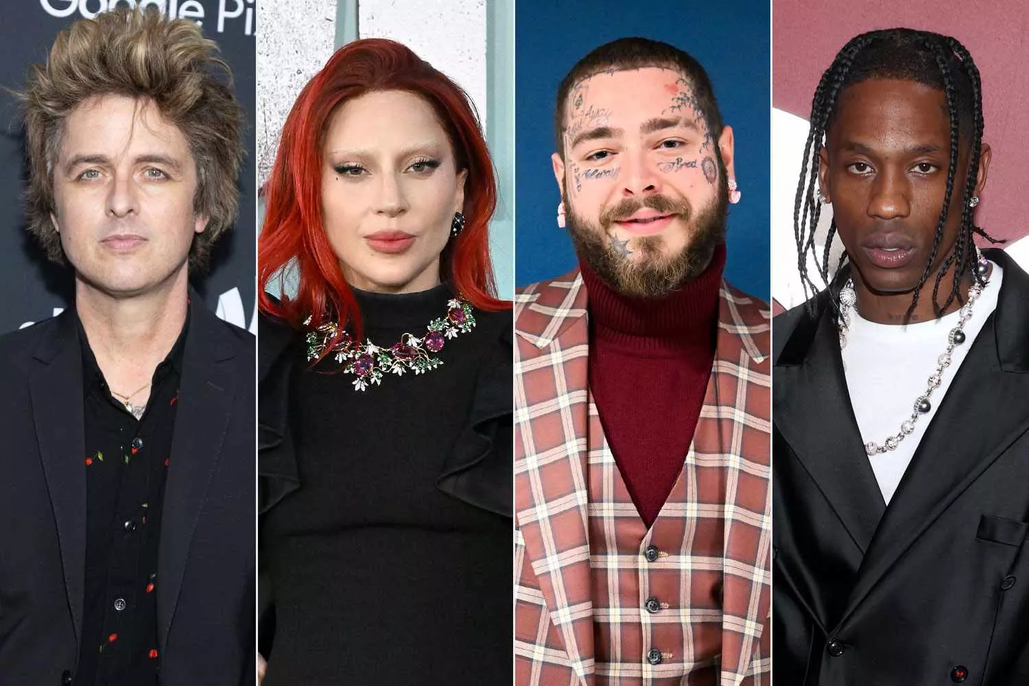 billie joe armstrong of green day lady gaga post malone travis scott photo getty billie joe armstrong of green day lady gaga post malone travis scott photo getty