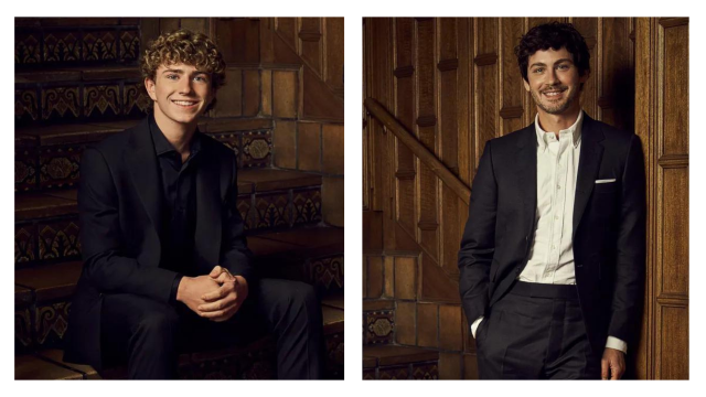 percy jackson fans go into frenzy as logan lerman and walker scobell finally meet