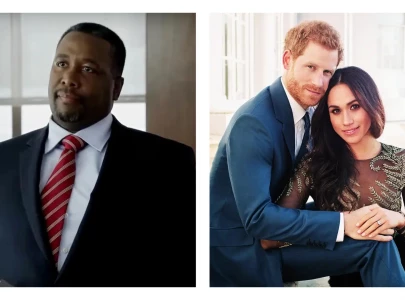 suits star wendell pierce shares advice he gave to meghan markle before prince harry royal wedding