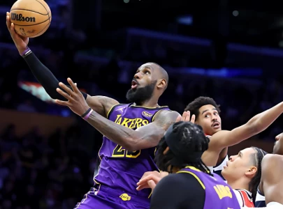 nba roundup knicks edge nets lebron features for lakers and jokic stars for nuggets