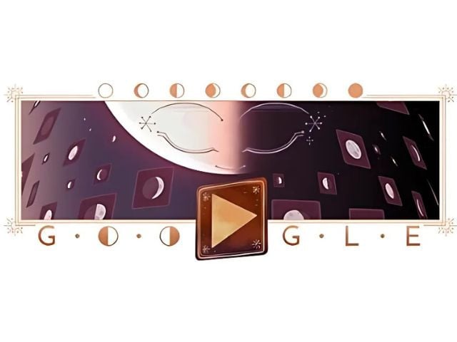 Google Doodle celebrates January’s half-moon with a lunar game | The Express Tribune