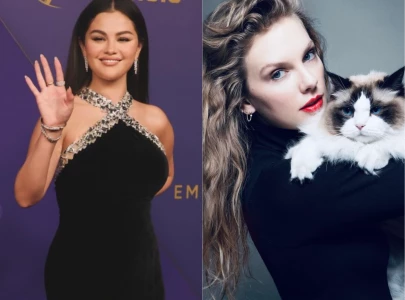 selena gomez jokingly mentions taylor swift s childless cat lady signoff at the emmys