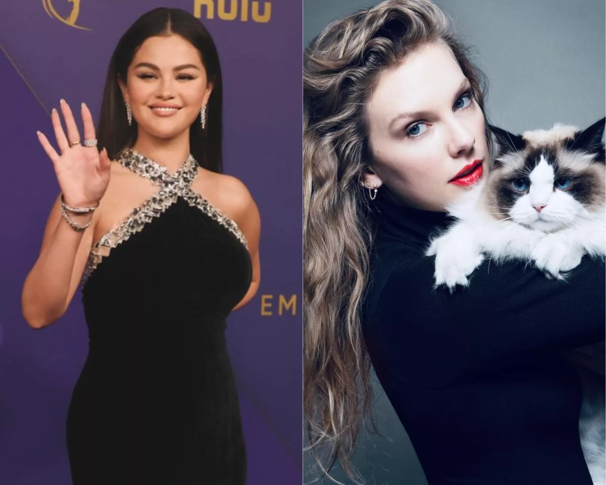 selena gomez jokingly mentions taylor swift s childless cat lady signoff at the emmys