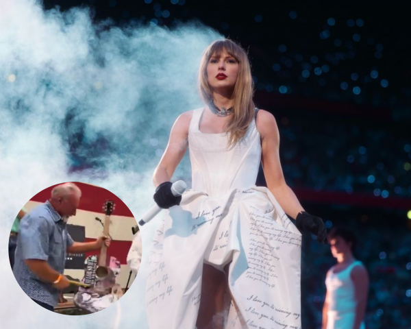 man smashes signed taylor swift guitar after buying it at auction