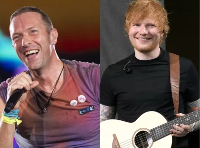 coldplay s chris martin and ed sheeran perform surprise set at 2024 global citizen festival