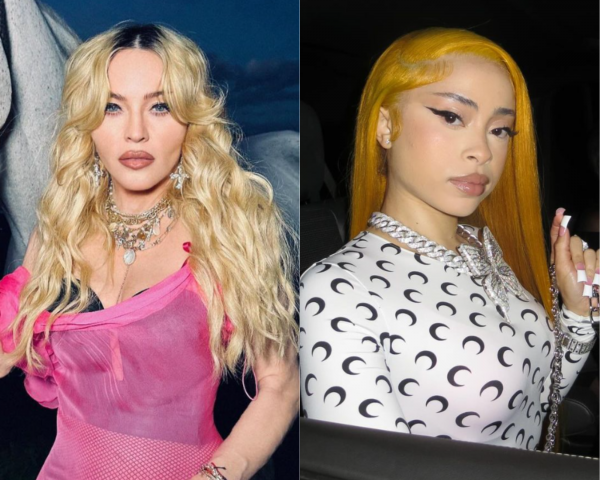 madonna makes statement at luar nyfw show with ice spice