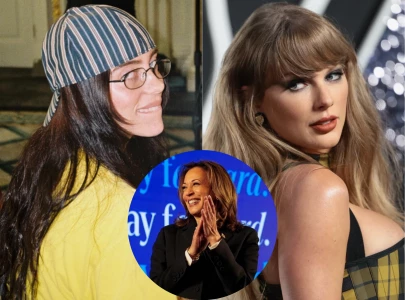 billie eilish supports kamala harris joins taylor swift in advocating for reproductive rights