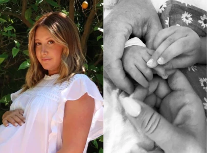 ashley tisdale and christopher french welcome their second child a baby girl ashley tisdale and christopher french welcome their second child a baby girl