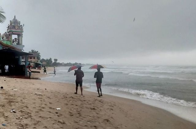 tropical cyclone headed for southern india after causing little damage in sri lanka