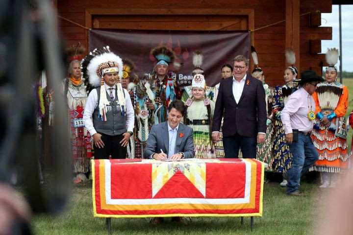 canada s prime minister justin trudeau visits the cowessess first nation where a search had found 751 unmarked graves from the former marieval indian residential school near grayson saskatchewan canada july 6 2021 reuters shannon vanraes