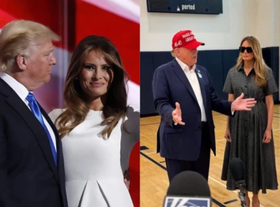 is fake melania back trump s election day appearance sparks new theories