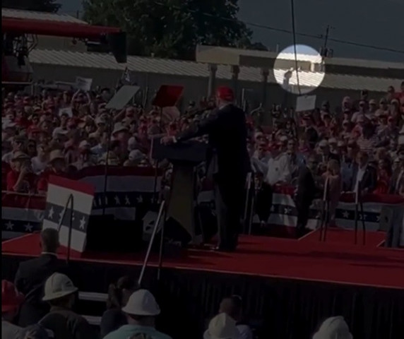 the video shows a person on the roof of the building adjacent to where trump was speaking photo screengrab instagram foxnews the video shows a person on the roof of the building adjacent to where trump was speaking photo screengrab instagram foxnews
