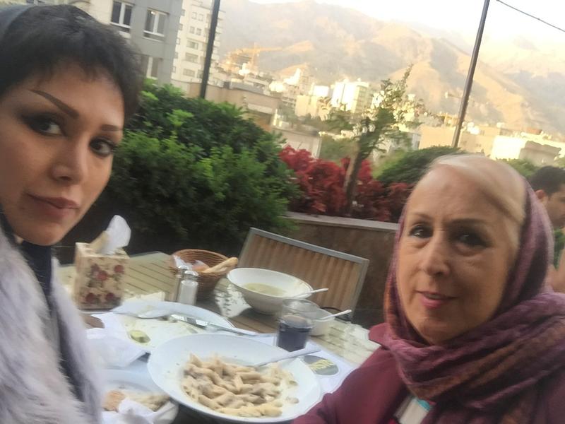 mania darbani and her mother maryam taghdissi jani are seen in a restaurant in tehran iran in this 2017 handout photo photo reuters