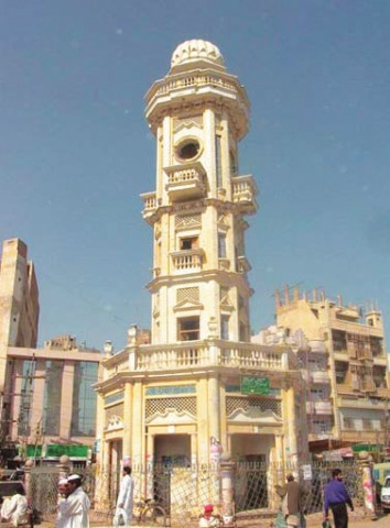 the timeless clock tower of sukkur the timeless clock tower of sukkur