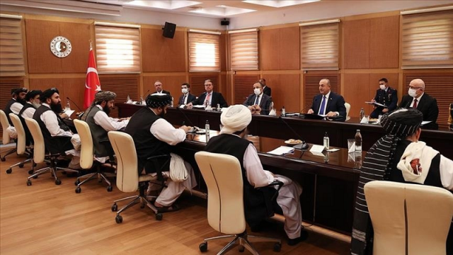afghanistan s acting foreign minister amir khan muttaqi led a taliban delegation for an official visit to turkey photo anadolu agency afghanistan s acting foreign minister amir khan muttaqi led a taliban delegation for an official visit to turkey photo anadolu agency