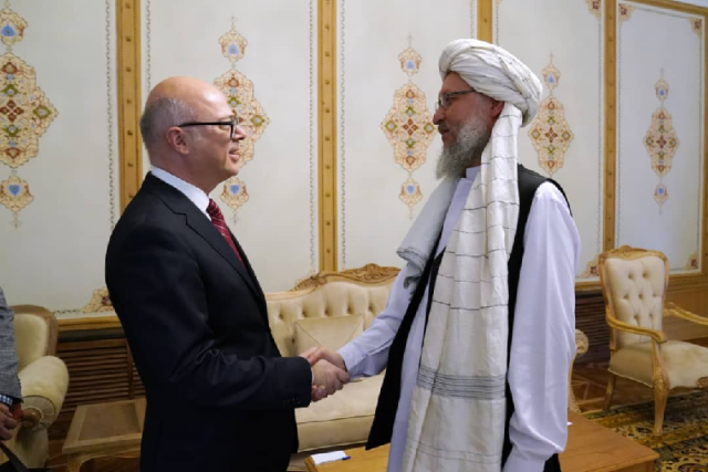 turkish ambassador cihad erginay and the taliban s second deputy prime minister abdul salam hanafi photo twitter turkembkabul turkish ambassador cihad erginay and the taliban s second deputy prime minister abdul salam hanafi photo twitter turkembkabul