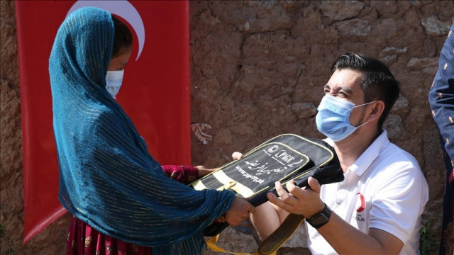 the supplies were distributed at the pind sangrial and afghan basti refugee camps near islamabad photo aa the supplies were distributed at the pind sangrial and afghan basti refugee camps near islamabad photo aa