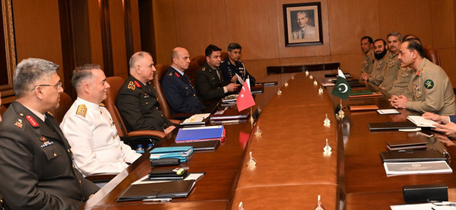 turkish army chief general metin g rak called on chief of army staff coas general syed asim munir at ghq photo ispr turkish army chief general metin g rak called on chief of army staff coas general syed asim munir at ghq photo ispr