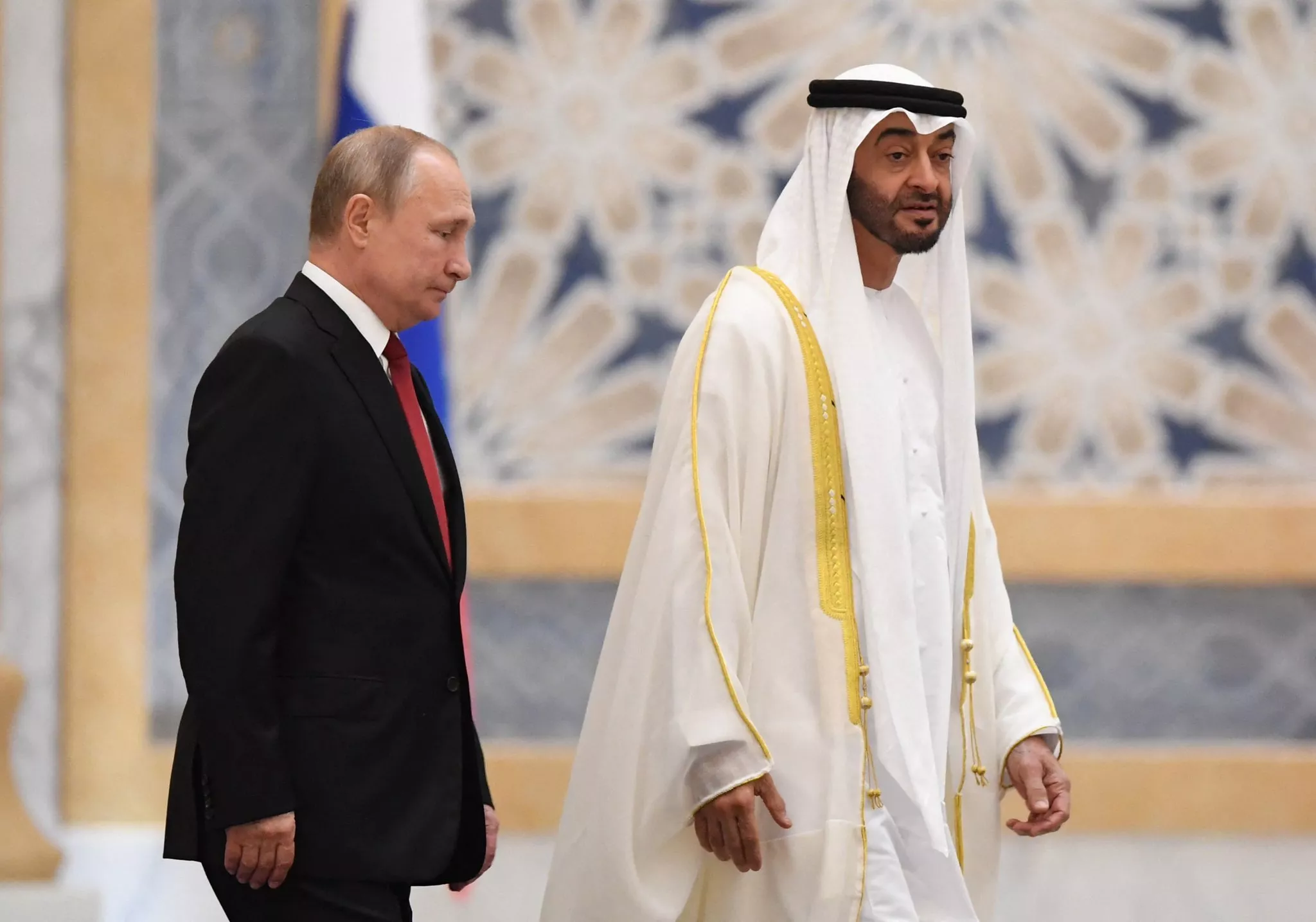 united arab emirates president on tuesday will visit his russian counterpart vladimir putin photo afp file united arab emirates president on tuesday will visit his russian counterpart vladimir putin photo afp file