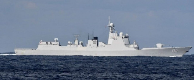 chinese navy s kunming class destroyer no 172 sails on the sea near japan in this handout photo taken by japan self defense forces on october 18 2021 and released by the joint staff office of the defense ministry of japan photo reuters chinese navy s kunming class destroyer no 172 sails on the sea near japan in this handout photo taken by japan self defense forces on october 18 2021 and released by the joint staff office of the defense ministry of japan photo reuters
