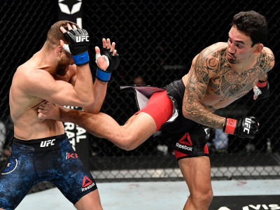 ufc fight night max holloway pummels calvin kattar
