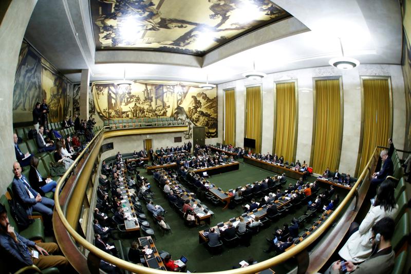 the conference on disarmament in session at the united nations in geneva switzerland february 28 2018 reuters files