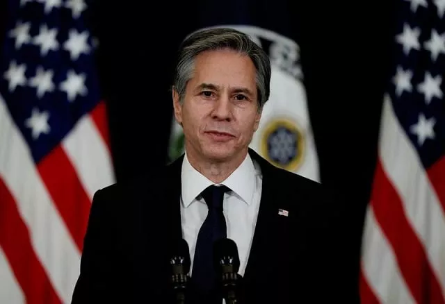 us secretary of state antony blinken speaks speaks during a visit by us president joe biden to the state department in washington us february 4 2021 photo reuters us secretary of state antony blinken speaks speaks during a visit by us president joe biden to the state department in washington us february 4 2021 photo reuters