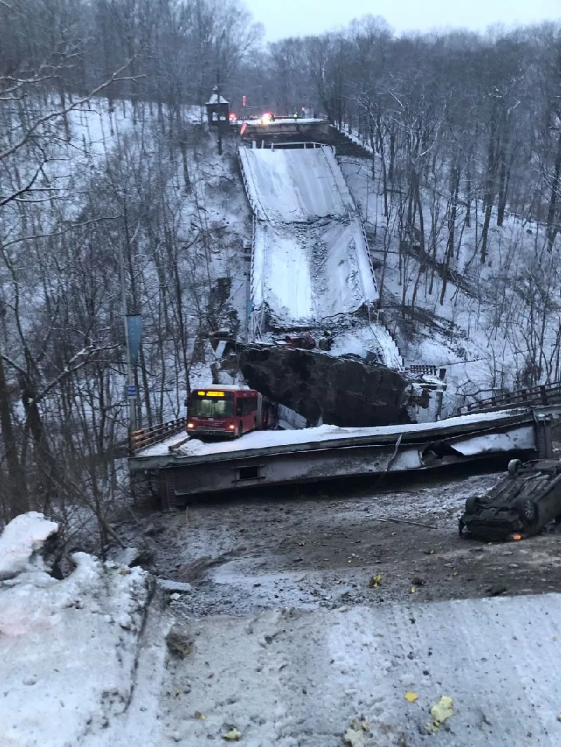 pittsburgh bridge collapses before biden visit to tout infrastructure needs pittsburgh bridge collapses before biden visit to tout infrastructure needs