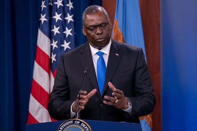 us defense secretary lloyd austin answers reporters questions at the pentagon as the us military nears the formal end of its mission in afghanistan in arlington virginia us july 21 2021 photo reuters us defense secretary lloyd austin answers reporters questions at the pentagon as the us military nears the formal end of its mission in afghanistan in arlington virginia us july 21 2021 photo reuters