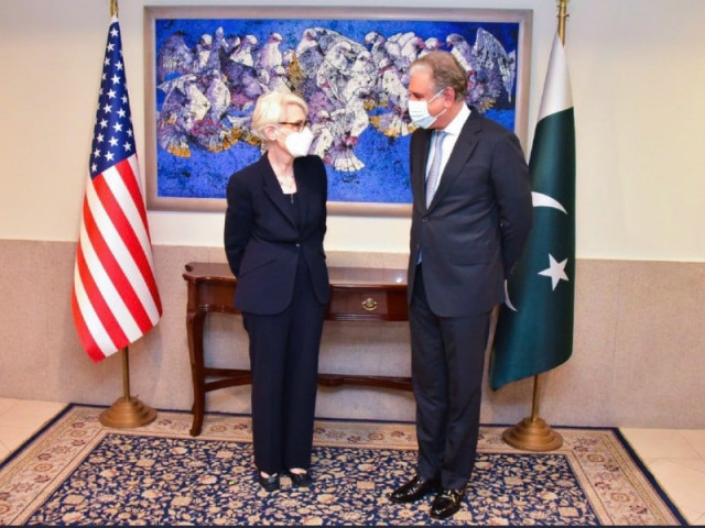 us deputy secretary of state wendy sherman held talks with foreign minister shah mahmood qureshi national security adviser dr moeed yusuf and army chief general qamar javed bajwa photo twitter deputysecstate us deputy secretary of state wendy sherman held talks with foreign minister shah mahmood qureshi national security adviser dr moeed yusuf and army chief general qamar javed bajwa photo twitter deputysecstate