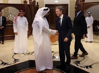 blinken arrives in qatar to advance gaza ceasefire talks