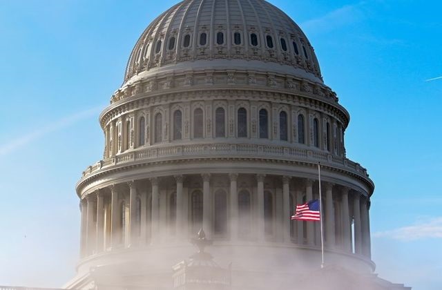 the us capitol dome is seen through steam as the senate impeachment trial against former president donald trump begins in washington us february 9 2021 photo reuters