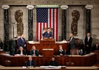 us representative mike johnson is sworn in as speaker of the house after being re elected on the first day of the 119th congress at the us capitol in washington on january 3 2025 photo reuters