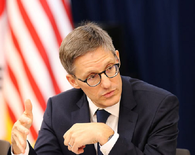 us state department counselor derek chollet speaks during an interview in seoul south korea july 11 2022 photo reuters