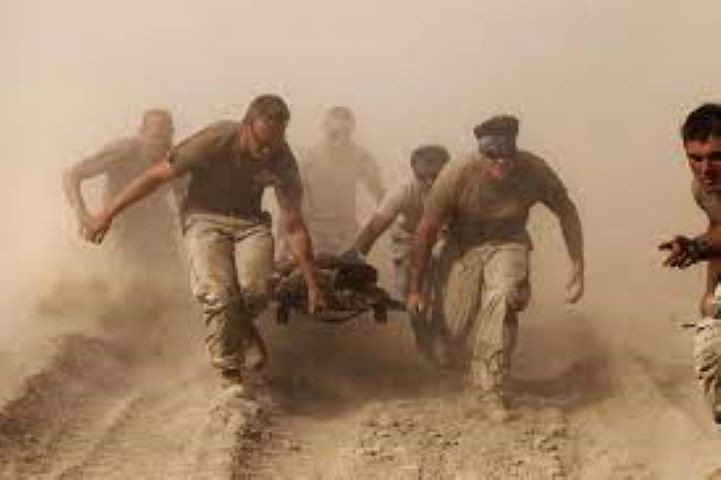 file photo members of the us navy carry a comrade wounded by an explosion to a medevac helicopter in kandahar province in southern afghanistan october 2 2010 reuters